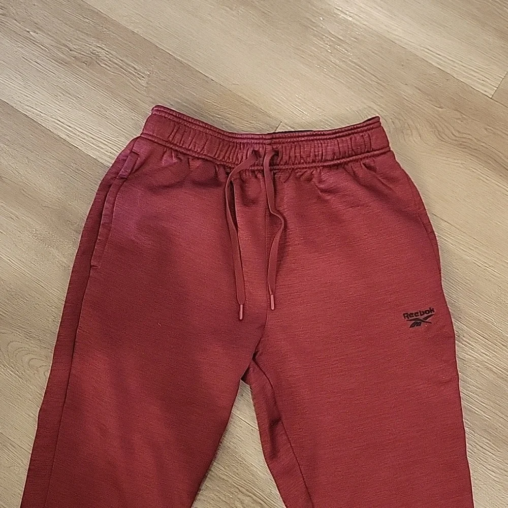 Reebok Burgundy Jogger Pants